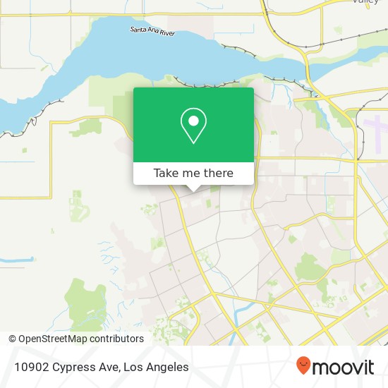 Mapa de 10902 Cypress Ave