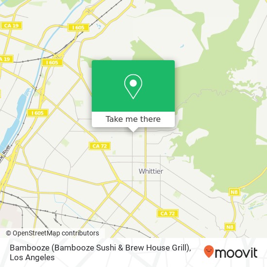 Bambooze (Bambooze Sushi & Brew House Grill) map