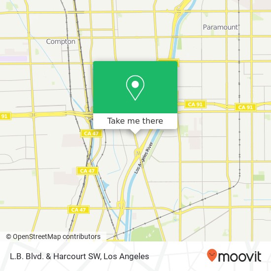 Mapa de L.B. Blvd. & Harcourt SW