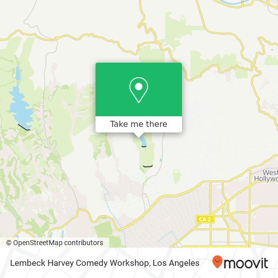 Mapa de Lembeck Harvey Comedy Workshop