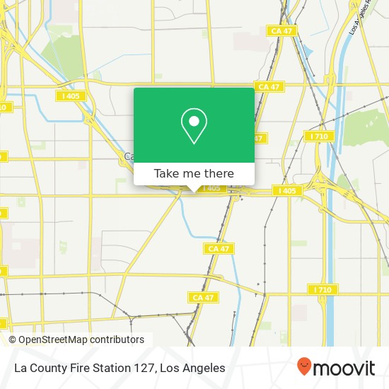 La County Fire Station 127 map