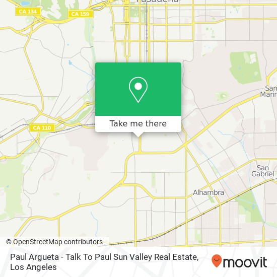 Paul Argueta - Talk To Paul Sun Valley Real Estate map