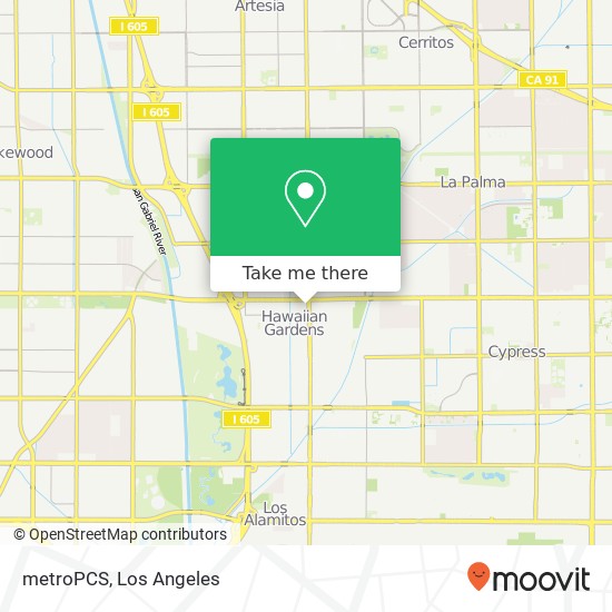 metroPCS map