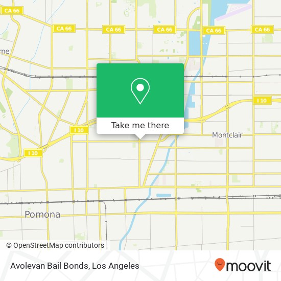 Avolevan Bail Bonds map