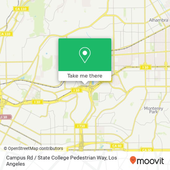Campus Rd / State College Pedestrian Way map