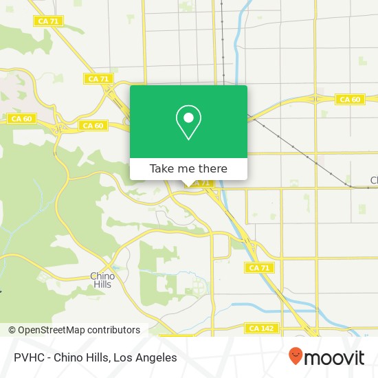 PVHC - Chino Hills map