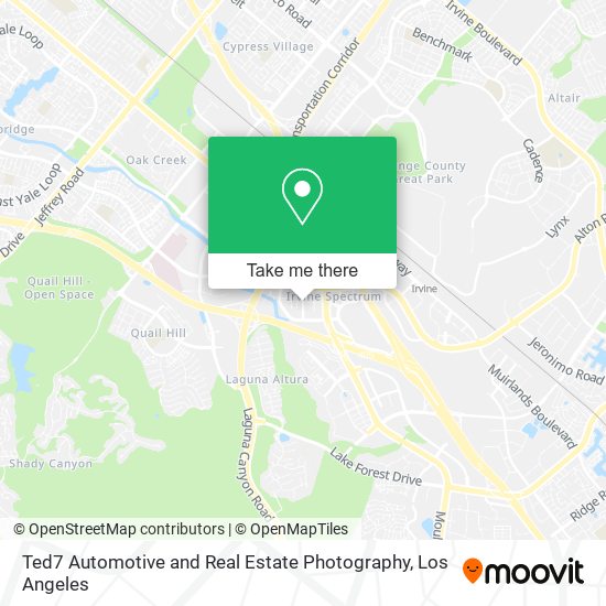 Ted7 Automotive and Real Estate Photography map