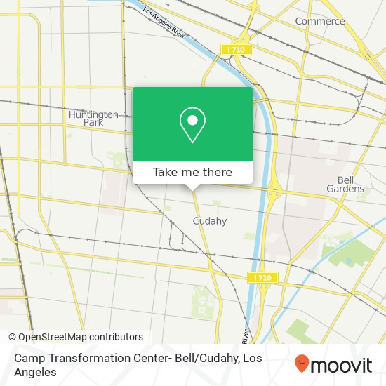 Camp Transformation Center- Bell / Cudahy map