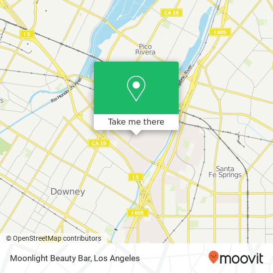 Mapa de Moonlight Beauty Bar