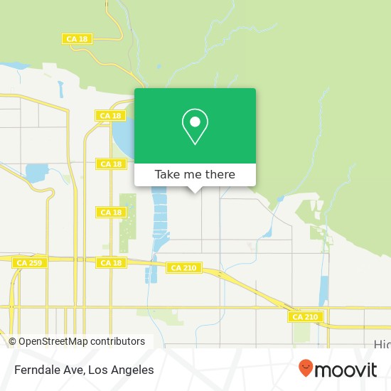 Mapa de Ferndale Ave