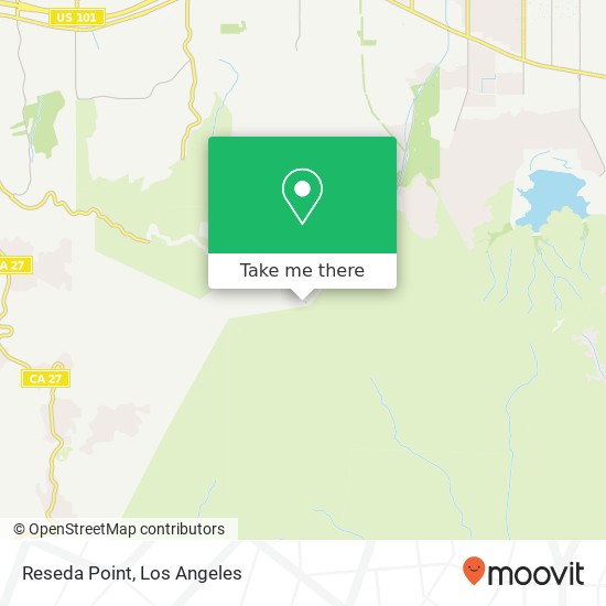 Reseda Point map