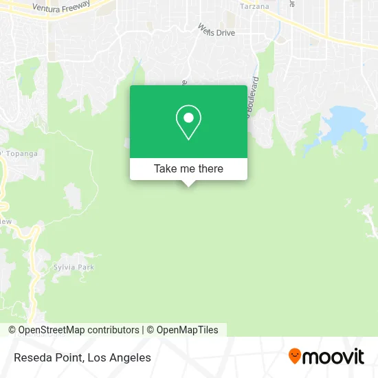 Reseda Point map