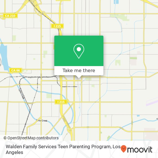 Mapa de Walden Family Services Teen Parenting Program