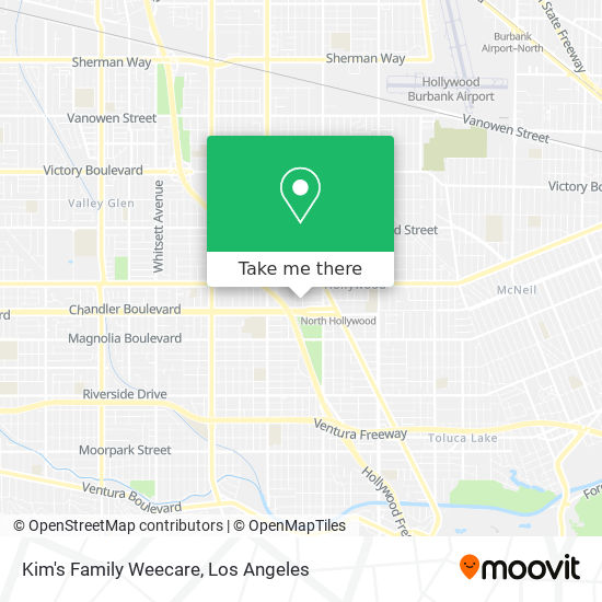 Kim's Family Weecare map