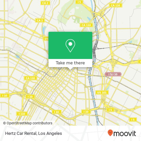 Hertz Car Rental map