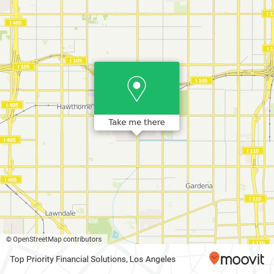 Top Priority Financial Solutions map