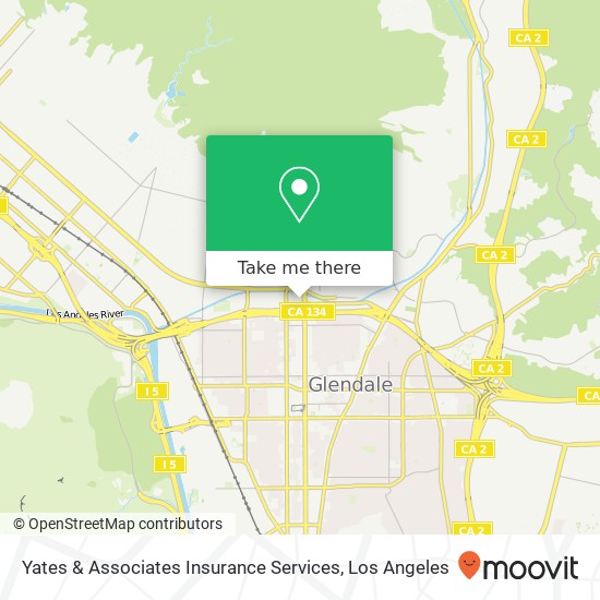 Mapa de Yates & Associates Insurance Services