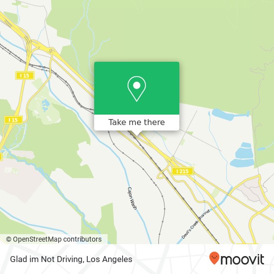 Mapa de Glad im Not Driving