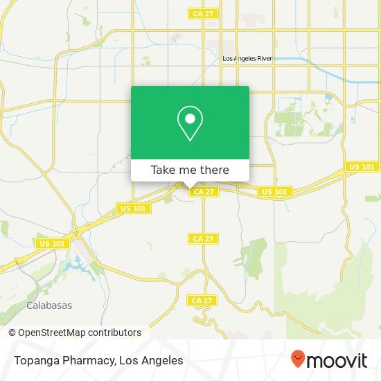 Topanga Pharmacy map