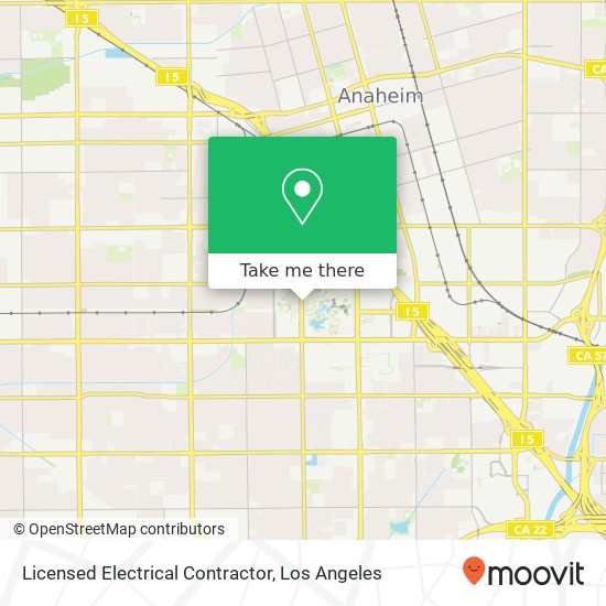 Licensed Electrical Contractor map