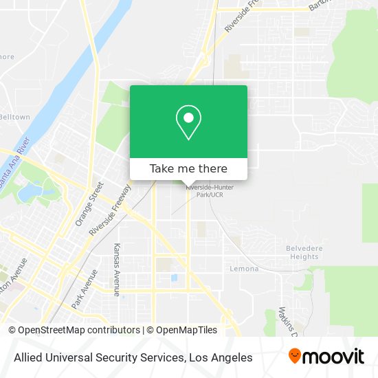 Allied Universal Security Services map