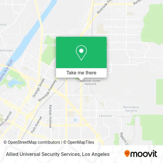 Allied Universal Security Services map