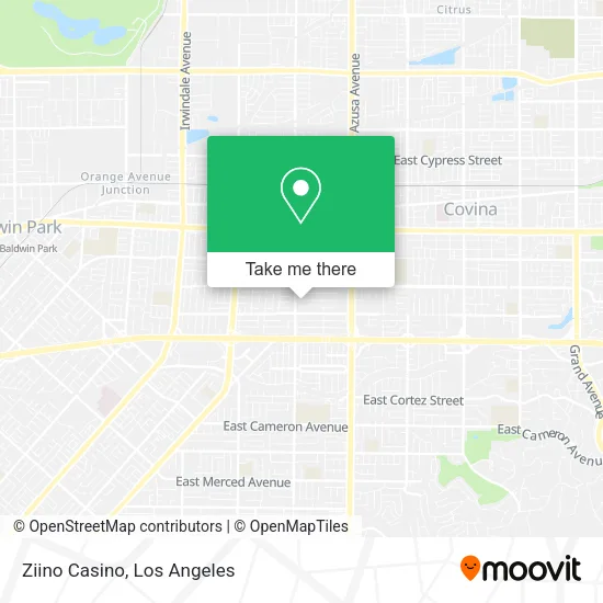 Ziino Casino map