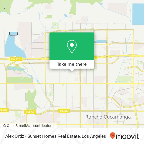Alex Ortiz - Sunset Homes Real Estate map