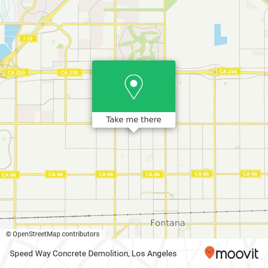 Mapa de Speed Way Concrete Demolition