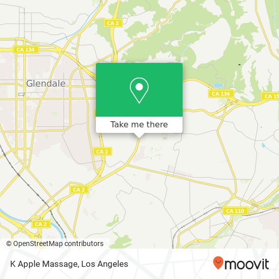 K Apple Massage map