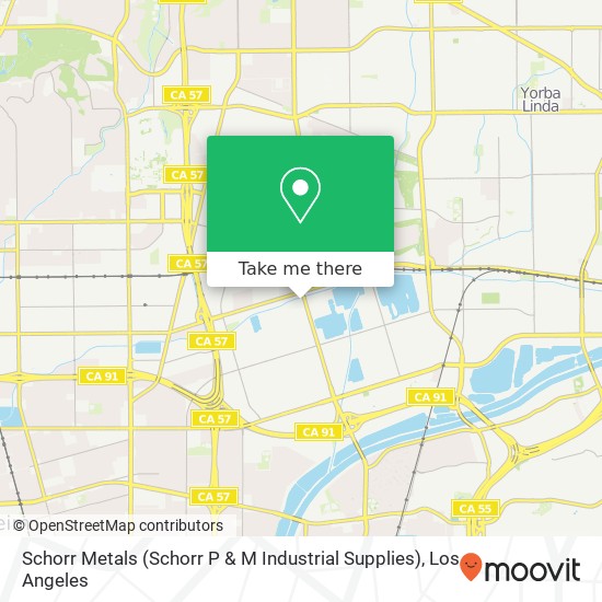 Mapa de Schorr Metals (Schorr P & M Industrial Supplies)