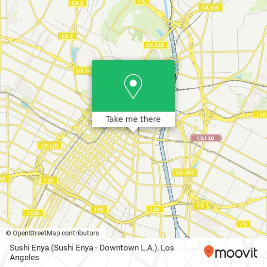 Mapa de Sushi Enya (Sushi Enya - Downtown L.A.)