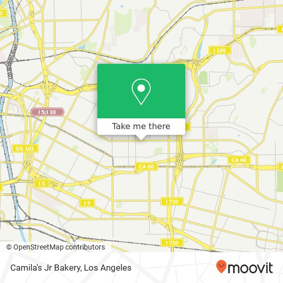 Camila's Jr Bakery map