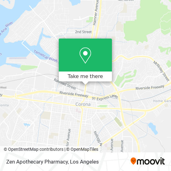 Zen Apothecary Pharmacy map