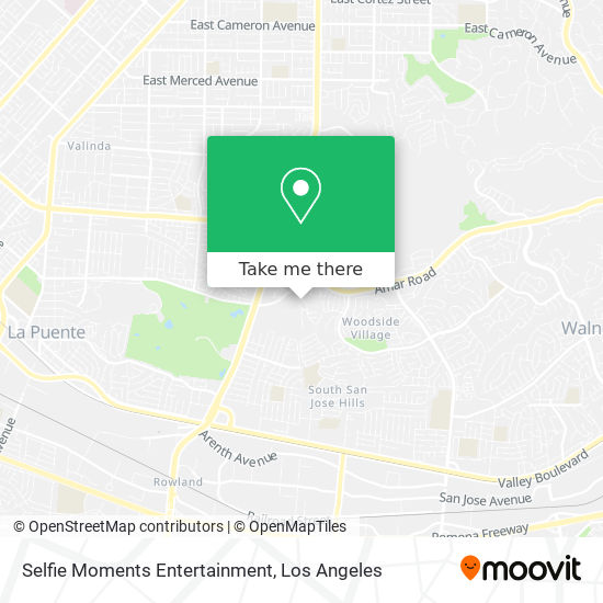Selfie Moments Entertainment map
