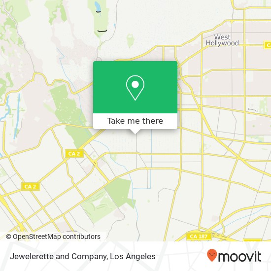 Mapa de Jewelerette and Company