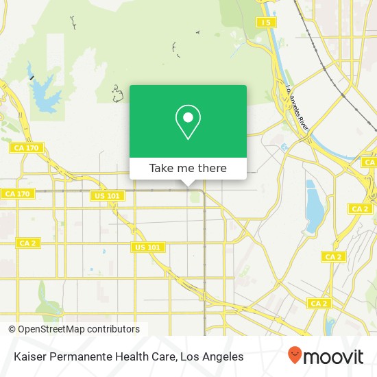 Kaiser Permanente Health Care map