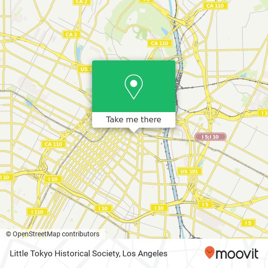 Little Tokyo Historical Society map