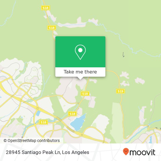 28945 Santiago Peak Ln map