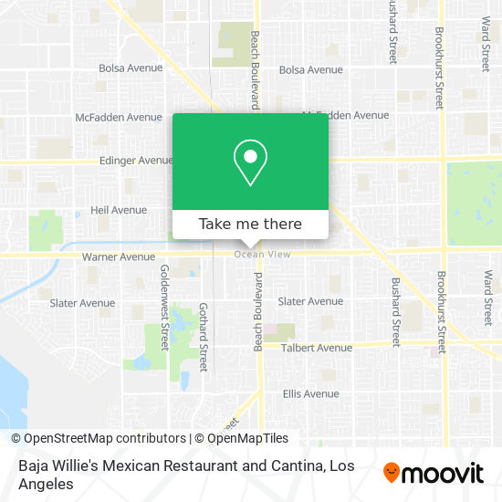 Baja Willie's Mexican Restaurant and Cantina map