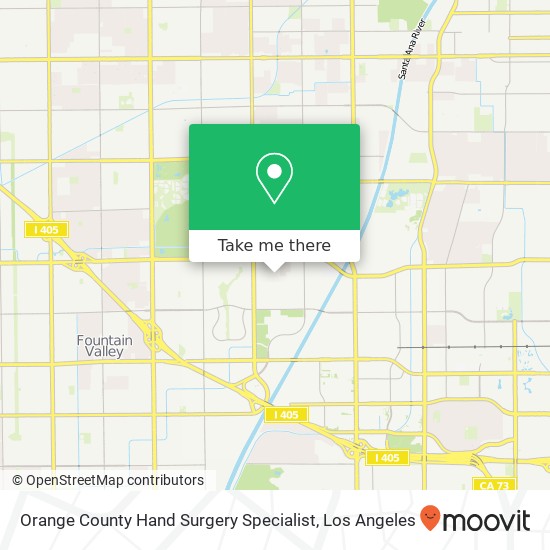 Mapa de Orange County Hand Surgery Specialist