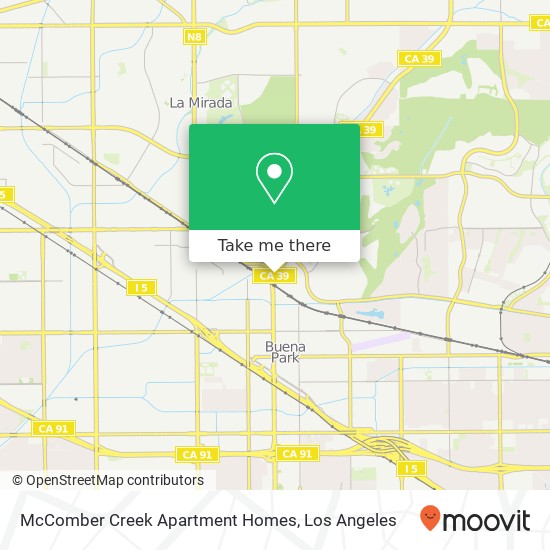 McComber Creek Apartment Homes map