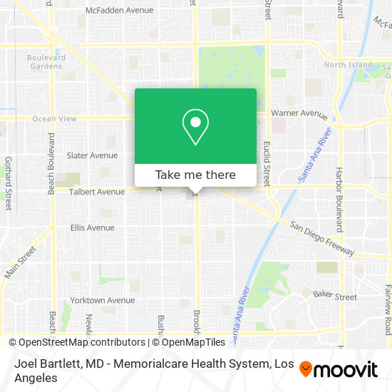 Joel Bartlett, MD - Memorialcare Health System map