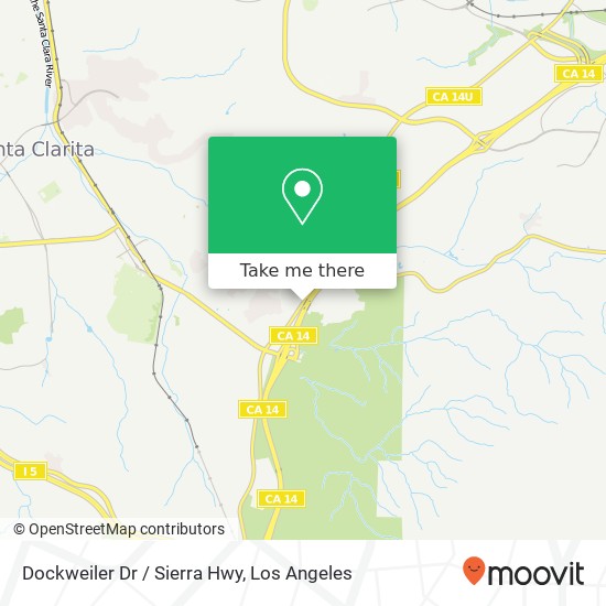 Mapa de Dockweiler Dr / Sierra Hwy