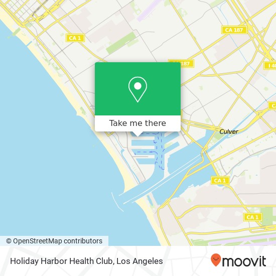 Holiday Harbor Health Club map