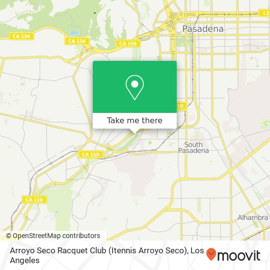 Mapa de Arroyo Seco Racquet Club (Itennis Arroyo Seco)