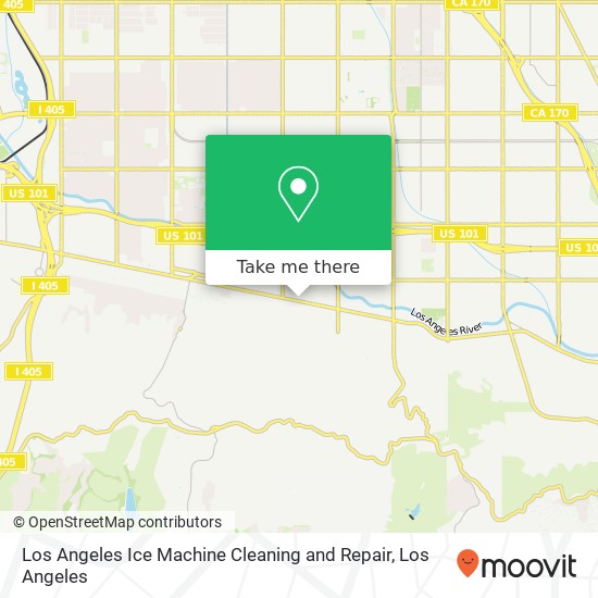 Los Angeles Ice Machine Cleaning and Repair map