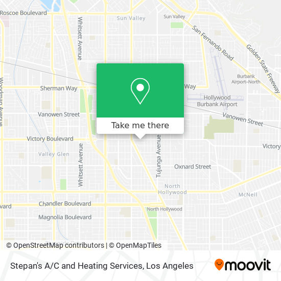 Stepan's A / C and Heating Services map