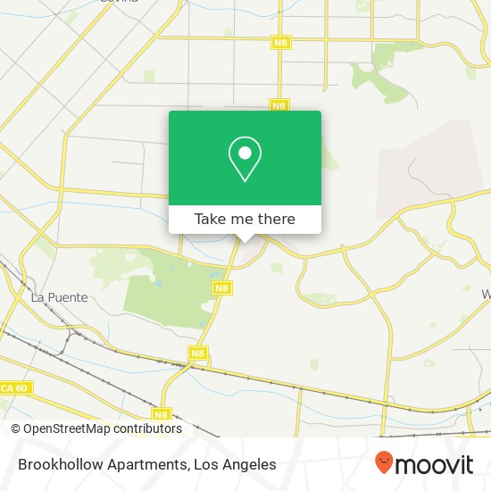 Brookhollow Apartments map