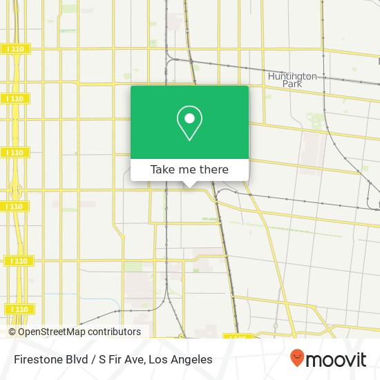 Mapa de Firestone Blvd / S Fir Ave